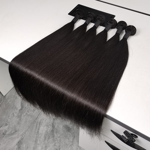 Parrucca in Capelli Indiani Vergini Lisci Naturali Non Trattati, Senza Colla, con Pizzo HD Completo, <span class=keywords><strong>100</strong></span>% Capelli Umani, Frontale in Pizzo - Product Image 2