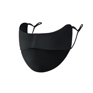 Masque de protection solaire intégral en nylon et soie glacée avec attaches pour les oreilles, rafraîchissant, respirant, protection UV pour les sports de plein air, unisexe - Product Image 5