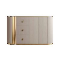 Comptoir d'accueil simple et moderne de luxe léger pour entreprise, salon de beauté, magasin de vêtements, caisse, ou bar d'angle