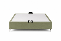 Cadre de lit moderne rembourré avec système de levage à gaz et rangement |   Lit ottoman en tissu |   Lit relevable hydraulique pour meubles de chambre à coucher OEM ODM