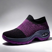 Chaussures de marche pour femmes avec coussin d'air, baskets modernes de jazz, chaussures de course athlétiques, baskets de danse