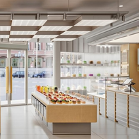 Conception d'intérieur de boulangerie commerciale, projets clés en main EPC de qualité supérieure, construction complète, décoration, équipements auxiliaires