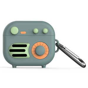 Sans fil rétro radio conception <span class=keywords><strong>de</strong></span> charge <span class=keywords><strong>remplacement</strong></span> écouteur cas pour <span class=keywords><strong>airpods</strong></span> pro 1 2 mac pour ipod casque couverture - Product Image 4