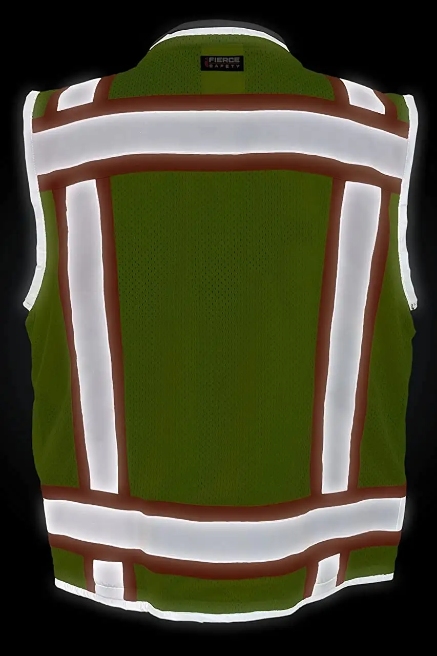 high visibility safety vest safety reflectorized vest Can be customized reflective safety vest
