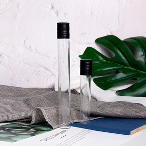 Refillable Custom 50ml 100ml <strong>Mini</strong> Wine Borosilicate Glass Tube Sample Vial Wine Clear Glass <strong>Bottle</strong> - Product Image 1