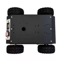 Construisez votre propre robot : Voiture 4x4 C400, plateforme de développement ROS, roues en caoutchouc de 130 mm, parfait pour l'apprentissage STEM