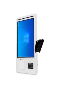 21.5 23.8 27 32 Inch OEM ODM Self Odering Kiosk Restaurant Kiosk With Slim Stand - Product Image 6