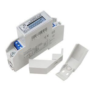 Din Rail LCD tac1100 giai đoạn duy nhất năng lượng kWh <span class=keywords><strong>Meter</strong></span> 230VAC 100A RS485 modbus điện áp hiện tại Hz - Product Image 4