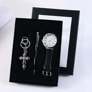 Wedding Gifts for <b>Guests</b> Souvenirs Man <b>Watch</b> Corporate Fathers Day Luxury Gifts Set - Product Image 1
