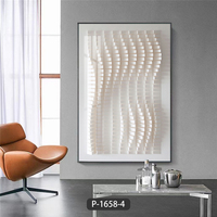 Carreaux muraux abstraits minimalistes modernes de production en série pour meubles de salon