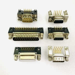 Hongsheng VGA D-<span class=keywords><strong>SUB</strong></span> IP67 không thấm nước Adapter dọc góc bên phải phong cách ngoài trời thiết bị điện DB15 nam nữ kết nối - Product Image 2