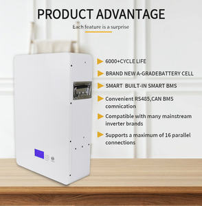 <span class=keywords><strong>Tesla</strong></span> personnalisé haute tension <span class=keywords><strong>maison</strong></span> powerwall batteries au lithium-ion montées en rack 48v 150ah 200ah 5kw 6kwh 25.6v cellules lifepo4 - Product Image 2