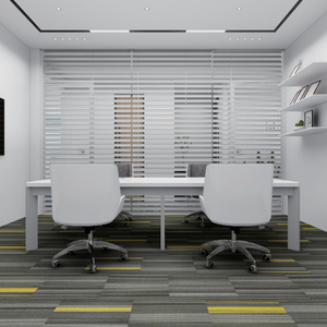 Azulejos Cuadrados Modernos <span class=keywords><strong>de</strong></span> 50*50cm, Diseño <span class=keywords><strong>de</strong></span> Rayas <span class=keywords><strong>de</strong></span> <span class=keywords><strong>Colores</strong></span> Ecológico <span class=keywords><strong>de</strong></span> Alta Calidad, Respaldo <span class=keywords><strong>de</strong></span> PVC Reforzado con Vidrio para Oficinas y Hogares - Product Image 1