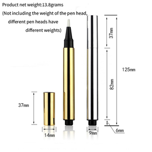 Venta al por mayor 3ml corrector prensa pluma vacía esmalte de uñas pluma punta <span class=keywords><strong>maquillaje</strong></span> brillo de labios contenedor aplicador crecimiento de pestañas líquido tubo - Product Image 3