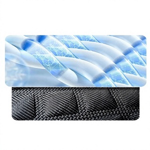 Coussin de siège ventilé en tissu maillé avec 8 ventilateurs, rafraîchissant, respirant, pour l'été, dissipation de la chaleur - Product Image 4
