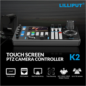ตัวควบคุมกล้อง PTZ หน้าจอสัมผัส LILLIPUT ขนาด 5 นิ้ว พร้อมจอยสติ๊ก 4D และคีย์บอร์ด รองรับการดูภาพตัวอย่าง กล้อง K2 IP POE Ptz จอยสติ๊กควบคุม - Product Image 3