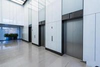 Ascenseur de qualité supérieure pour appartements, traction sans engrenage, entraînement AC, plancher en PVC, design moderne, sans salle de machine