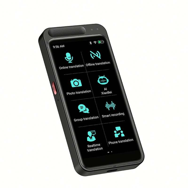 Z6 Portable Voice Translator 139 Languages Real-time Translation 4.1 Inch Smart Instant Translator with Exchange Rate Conversion
