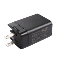 USA Europe UK AU PPlug Adaptateur secteur Usb-C 5V 9V 12V 15V 20V 3A 3.25A 20W Interchangeable USB Type C PD Charger