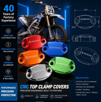 Cache-tige de potence en aluminium CNC pour moto, billet 6061, pièces usinées sur mesure OEM pour moto tout-terrain, dessin requis
