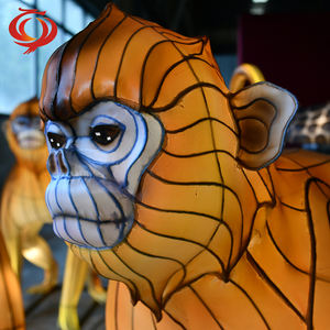 Festival de seda decorativo chino, luz de animales al aire libre, iluminación colorida, farol de seda, espectáculo para eventos de fiesta de Halloween - Product Image 4