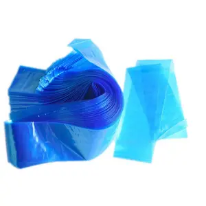 125 יחידות חד פעמיות קליפס קעקוע כחול שרוולים כיסויים תיקים, אביזר קעקוע מכונת קעקוע, תרופות פלסטיק להימנע מאלרגיה