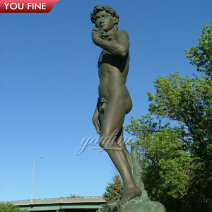 クラシック等身大ブロンズ像ブロンズダビッドスタチュー - Product Image 5