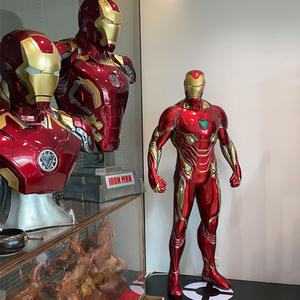 Replica di Fabbrica in Scala <span class=keywords><strong>1</strong></span>:<span class=keywords><strong>1</strong></span> di <span class=keywords><strong>Iron</strong></span> <span class=keywords><strong>Man</strong></span>, Action Figure Personalizzata dal Film, Statua a Grandezza Naturale di <span class=keywords><strong>Iron</strong></span> <span class=keywords><strong>Man</strong></span> in Fibra di Vetro e Resina - Product Image 1