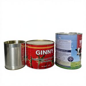 Boîte de conserve de 3 kg pour cornichons, avec anneau d'ouverture facile, en fer blanc # 300 # 307 # 401 # 502 # 603 pour l'emballage alimentaire Lait et aliments pour bébés - Product Image 1