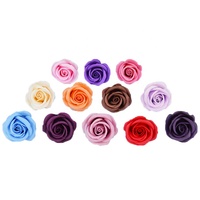 Bouquet de savon floral à quatre couches artificiel bon marché pour la maison mariage décoratif Offre Spéciale rose personnalisable