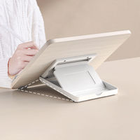 Support de tablette portable en bois ergonomique réglable en angle Feixiang P29 avec support de bureau pour iPad, bureau à domicile