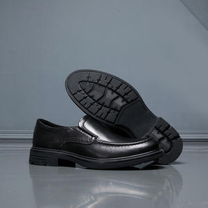 Zapatos de Oficina para Hombre, Primavera 2025, Estilo Retro Británico, Cierre con Cordones, Transpirables, Antideslizantes, Ligeros, Parte Superior de Cuero Genuino - Product Image 3