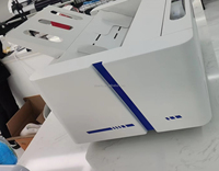Saga outil de rainurage d'autocollant de caméra CCD après impression feuille de papier adsorbée machine de découpe de carton