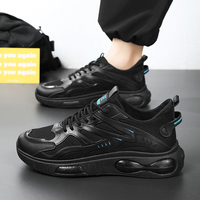 Nouvelles baskets pas chères pour hommes et femmes, baskets de course noires, chaussures décontractées à bas prix, vente en gros d'usine