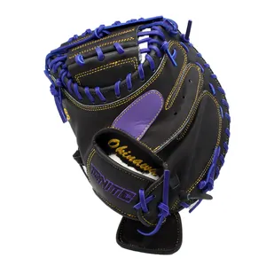 Venta al por mayor catcher mitones guantes de béisbol baratos personalizados béisbol y softbol guante profesional