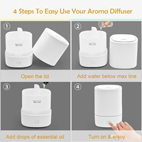 Aromathérapie Humidificateur d'air à ultrasons Parfum Hôtel Machine Parfum Maison Essentiels Chambre Huile Céramique électrique Diffuseur d'arôme