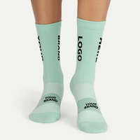 Chaussettes de sport pour hommes, logo personnalisé, classiques, en coton, respirantes, durables, pour l'entraînement des joueurs