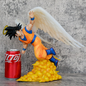 Figura de Anime de Goku con Alas de <span class=keywords><strong>Dragon</strong></span> <span class=keywords><strong>Ball</strong></span> <span class=keywords><strong>Z</strong></span>, Modelo de Juguete de PVC, Estatua de Goku Despedida del Ángel, Figura de Acción - Product Image 4