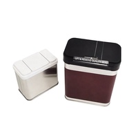 2oz 3oz 4oz 6oz boîte vide en étain pour épices et Condiments, boîte de rangement en métal avec couvercle de distributeur en plastique