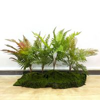 Bouquet de fougères et fleurs artificielles en plastique fait main pour la fête des mères, décoration de jardin pour la maison et le bureau, plantes artificielles