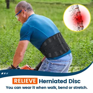 Soporte Lumbar para Dolor de Espalda Baja, Soporte Transpirable para Levantar Pesas, Alivio para Ciática y Hernia, para Hombres y Mujeres - Product Image 2