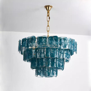 <span class=keywords><strong>Lustre</strong></span> en verre de <span class=keywords><strong>Murano</strong></span> décoratif de style <span class=keywords><strong>vintage</strong></span> français pour salon, chambre à coucher, restaurant, design nordique LED - Product Image 3
