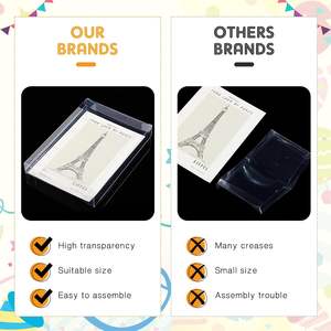 Carte d'invitation de mariage de luxe avec boîte en velours, ensemble d'invitations avec logo et monogramme personnalisés, échantillon gratuit - Product Image 3