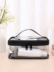 Wholesale Customization Clear PVC <b>Cosmetic</b> <b>Travel</b> <b>Bags</b> with Handle - Product Image 4