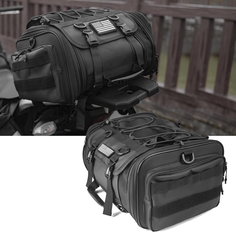 Motorcycle Seat Bag 25L Tail Box