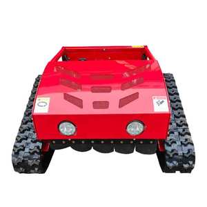 Tondeuse à gazon robotisée chinoise nouvelle conception, autopropulsée, sur chenilles, 225cc, essence, télécommande automatique - Product Image 4