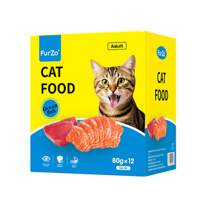 Offre Spéciale 10 sac/boîte haute nutrition délicieux 80g friandises humides pour animaux de compagnie chat liquide Snack chat friandises collations humides pour animaux de compagnie chat nourriture humide - Product Image 6