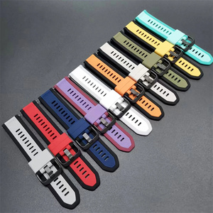 <span class=keywords><strong>Correa</strong></span> de Silicona de Liberación Rápida de 22 mm para <span class=keywords><strong>Garmin</strong></span> <span class=keywords><strong>Forerunner</strong></span> 570 970 265, <span class=keywords><strong>Correa</strong></span> para Huawei Watch GT6 - Product Image 4