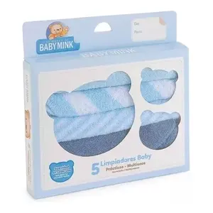 Toallitas Faciales para Bebé Suaves y Absorbentes Baby Mink, Paquete de 5, Hipoalergénicas, Sin Alcohol, para Piel Sensible - Product Image 3