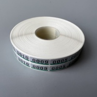 Étiquettes de vérification jumelles Noritsu (1 X 2000) Pairs Twin Check Labels No. 0001-2000 pour imprimante de traitement de films Noritsu QSS V30/V30S3/V50/V100/QSF430/450